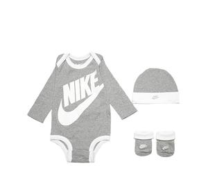 Nike Futura Logo Body per Bimbi Dk Grey Heather 6/12 Mesi