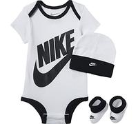 Nike Futura Logo 3pc Set T-Shirt, Bianco (White), (Taglia Produttore: 74/80) Unisex-Bambini