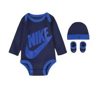 Nike Futura Logo LS Hat/Bodysuit/Bootie 3PC