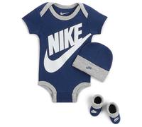 Nike Sportswear Set 'Futura' blu scuro / grigio / bianco, Taglia 50-68