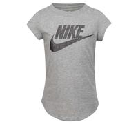 NIKE Futura SS T-Shirt per Ragazze Dk Grey Heather 6/7 Anni