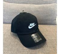 Nike Futura Unstructured Caps Hat Berretto da Baseball Nero Regolabile FB5368...
