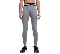 Nike G NP TGHT Leggings, Carbon Heather/(White), M Bambina