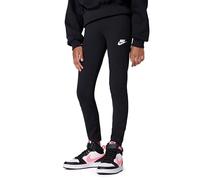 NIKE G NSW CLSSC HR TGHT LBR Leggings, Black/White, S Bambine