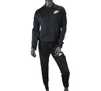 Nike G NSW TRK Suit Tricot, Tuta Bambina, Black/White/Black/(White), XL