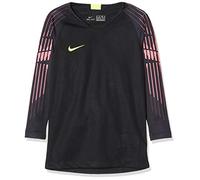 Nike Gardien T-Shirt A Manica Lunga, Unisex Bambini, Black/Black/(Volt) (No Sponsor), XL