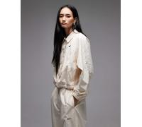 Nike - Giacca coach panna-Bianco L