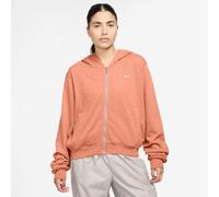 NIKE Giacca da donna Chll Ft Fz Hdy, albicocca Agata/Htr/Sail, S