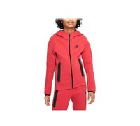 Nike Giacca Ragazzo Sportswear Tech FLC FZ, Lt Univ Red Htr/Black/Black, FD3285-672, XS