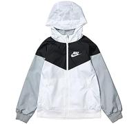 Nike Giacca Sportswear Windrunner, White/Black/Wolf Grey/White, 850443-102, L