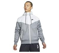 Nike Giacca Uomo Woven Lnd Wr Hd Jkt, Smoke Grey/White/Smoke Grey/Black, DA0001-084, XS
