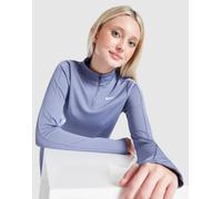 Nike Girls' Long Sleeve 1/2 Zip Top Junior, World Indigo 7-8Y