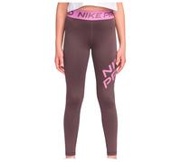 Nike - Girl's Pro Dri-Fit Tight High Brand Read VNR - Leggings S lilla