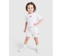 Nike Girls' Repeat T-Shirt/Shorts Set Infant, viola 6-9M