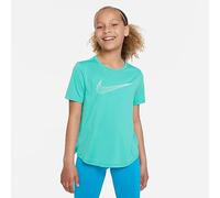 Nike Girl's Top G Nk DF One SS Top Gx, Clear Jade II/White, DD7639-317, M