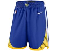 Nike Golden State Warriors Icon Edition Swingman Culotte, Azul Enérgico Amarillo/Bianco, L Uomo
