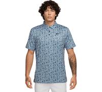 Nike Golf Polo Dri-Fit Tour POA Stampa, blu-grigio/nero