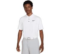 Nike Tour Mens Dri-Fit Solid Golf White/Black L Polo