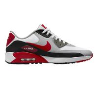 Nike Golf Scarpe da golf Air Max 90 G, bianco/nero/rosso