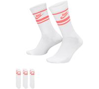 Nike Golf Socken Everyday Essential Crew confezione da 3 pezzi, bianco/rosa