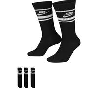 Nike Golf Socken Everyday Essential Crew confezione da 3 pezzi, nero/bianco