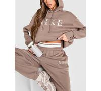 Nike Graphic Oversized Felpa, Marrone L