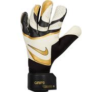 Nike Guanti da portiere unisex Nk Gk Grp3 - Ho23, nero/bianco/MTLC Gold Coin, FB2998-011, 10