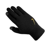 NIKE Guanti da uomo Knitted Tech e Grip, nero/antracite/metallizzato, S/M, 9317-20