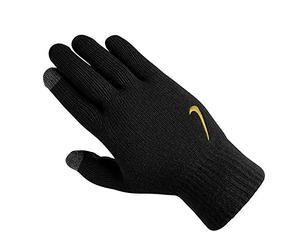 NIKE Guanti da uomo Knitted Tech e Grip, nero/antracite/metallizzato, S/M, 9317-20
