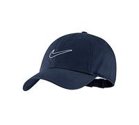 Nike Heritage 86 Essential Swoosh Cappellino con Visiera, Unisex - Adulto, Obsidian/Obsidian, MISC