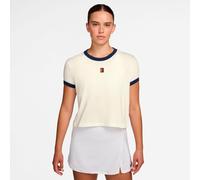 Maglietta Donna Nike Court Heritage Tennis - sail/midnight navy - Bianco (XS)