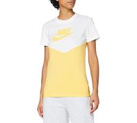 Nike Heritage, Maglione Donna, White/Topaz Gold/Topaz Gold, XXL