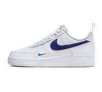Nike HF3836-100 Nike Air Force 1 '07 Uomo, White/Deep Royal Blue-LT Photo Blue EU 40