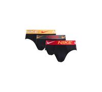 Slip Nike Dry Fit Essential Logo grigio scuro rosso arancione (3 unità) - L