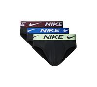 Nike Hip Brief 3PK Intimo, Blk-BRLY Volt/GME RYL/Burg CRH WB, S Uomo