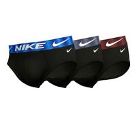 Nike Hip Brief 3PK Intimo, Blk-GM RYL/Ash SLT/Bur CRSH PIX WB, S Uomo