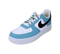 Nike HJ9571-400 Nike Air Force One '07 Donna, Denim Turq/Black-White-Cyber EU 39