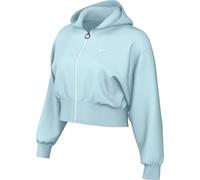 Nike Hooded Full Zip Ls Top W Nsw Nk Chll Ft Fz Hdy, Glacier Blue/Sail, FN2415-474, L