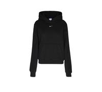 Nike Stdo FLC MW Std Po - Felpa con Cappuccio da Donna, Colore Nero (Total Black/Sail), XS