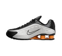 Nike HQ1988-003 Shox R4 Uomo, Black/VAST Grey-Bright Mandarin EU 43