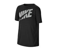 Nike Hybrid Performance, Maglia A Manica Corta Unisex Bambini, Black/Lt Smoke Grey, XL