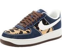 NIKE IB3674-400 Air Force 1 '07 Donna, Obsidian/Sail-Baroque Brown EU 38.5