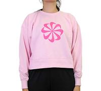 Nike Icon Clash Dry Pt TP GD Sweatshirt, Felpa da Donna, Pink Foam/Hyper Pink, XS