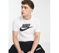 Nike - Icon Futura - T-shirt bianca con logo-Bianco S