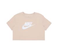 Nike - Iconic Crop Tee Sanddrift/White - - Sport - Donna - Beige - L