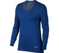 Nike Infinite Top Longsleeve, T-Shirt Uomo, Indigo Force/Reflective Silv, XS