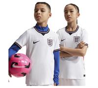 Maglia da calcio replica Nike Dri-FIT Inghilterra 2026 Stadium da ragazzo/a - Home - Bianco S