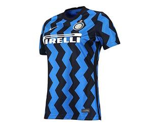 Nike Inter W Nk Brt Stad Jsy Hm, T Shirt Donna, Blue Spark/(White) (Full Sponsor), L