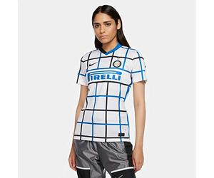 Nike INTER W NK BRT STAD JSY SS AW, T-shirt Donna, white/(black) (full sponsor), L