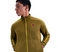 Felpa da tennis da uomo Nike Court Heritage Tennis - olive flak/saffron quartz - Verde (M)